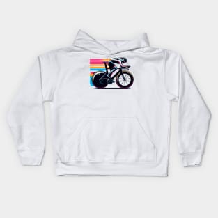 Time trial bicycle Kids Hoodie